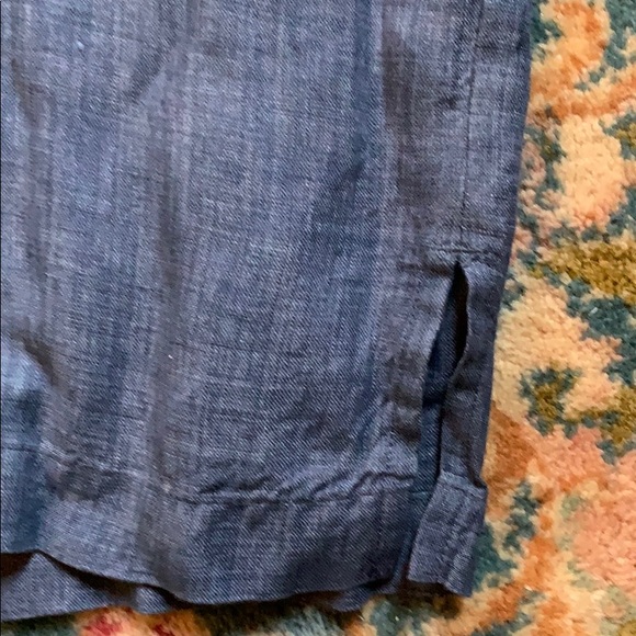 Dockers Short Sleeve Blue Linen Shirt Men’s Size XXL - Picture 3 of 6